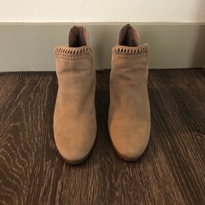 Vince Camuto Fileana Split Shaft Suede Bootie